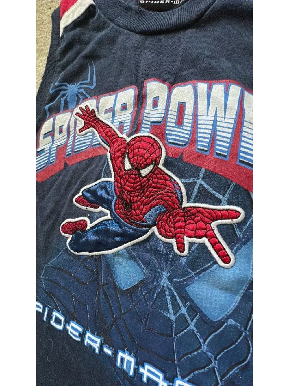Spider-Man 3 navy tank 4?
